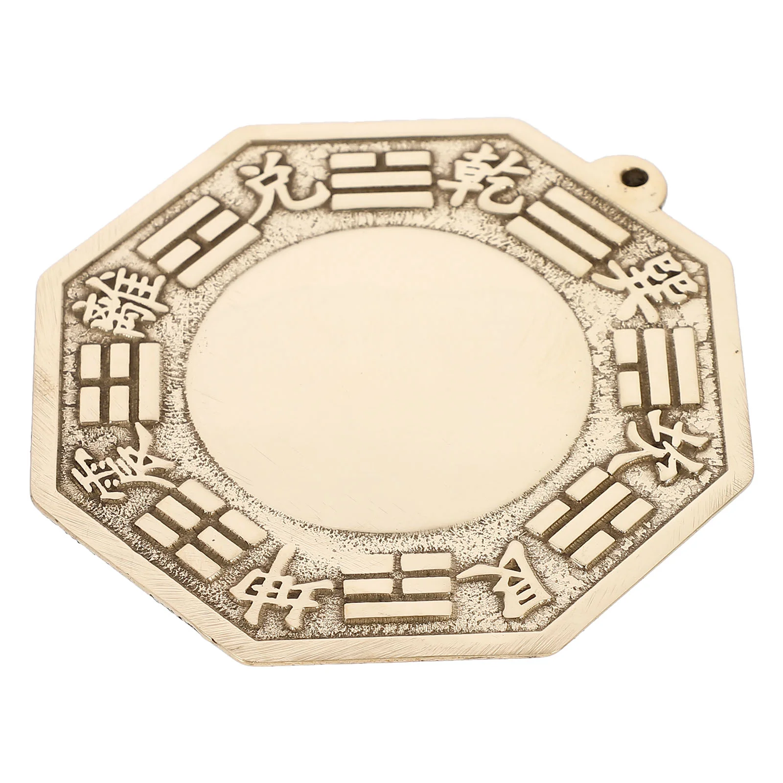 Pure Copper Bagua Mirror Feng Shui Ornaments Convex Exorcise Evil Town House Crafts Pure Gossip Mirror Convex Ornament