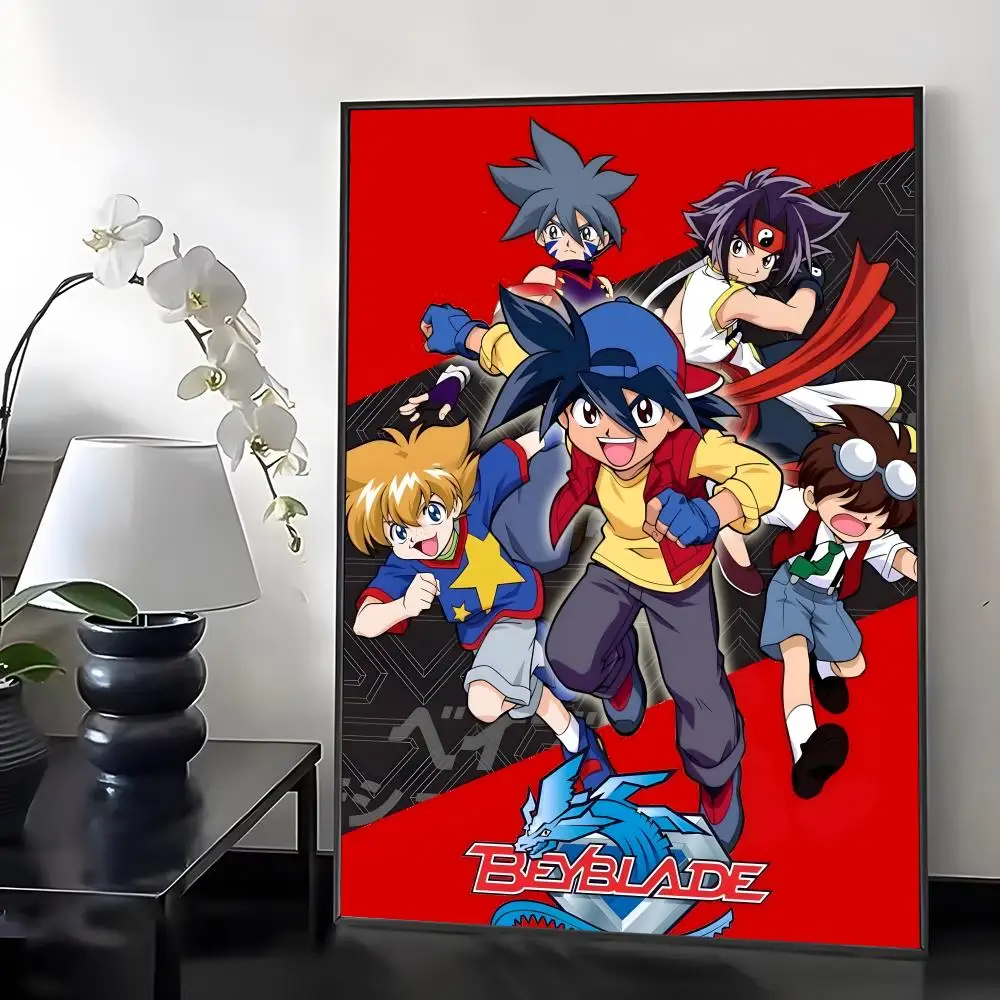 Vibrant Anime Beyblade Poster - Wall Art