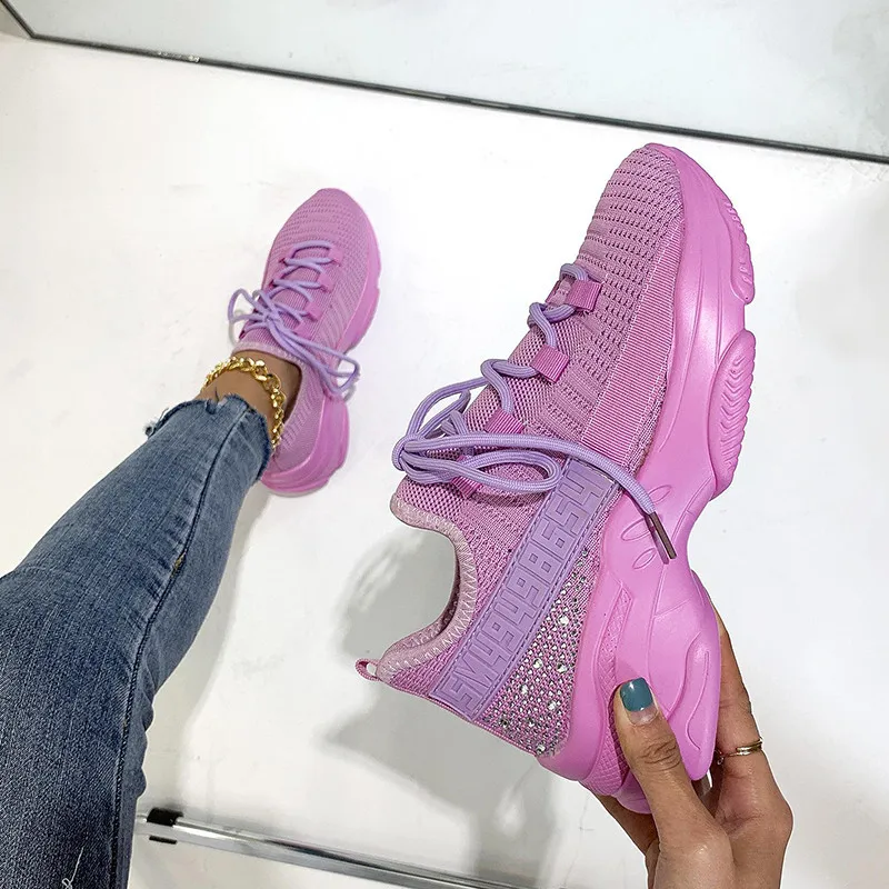 

Large Single Shoes Women's 2022 Spring and Autumn New Round Head Thick Bottom Sports and Leisure Women's Shoes Are Versatile