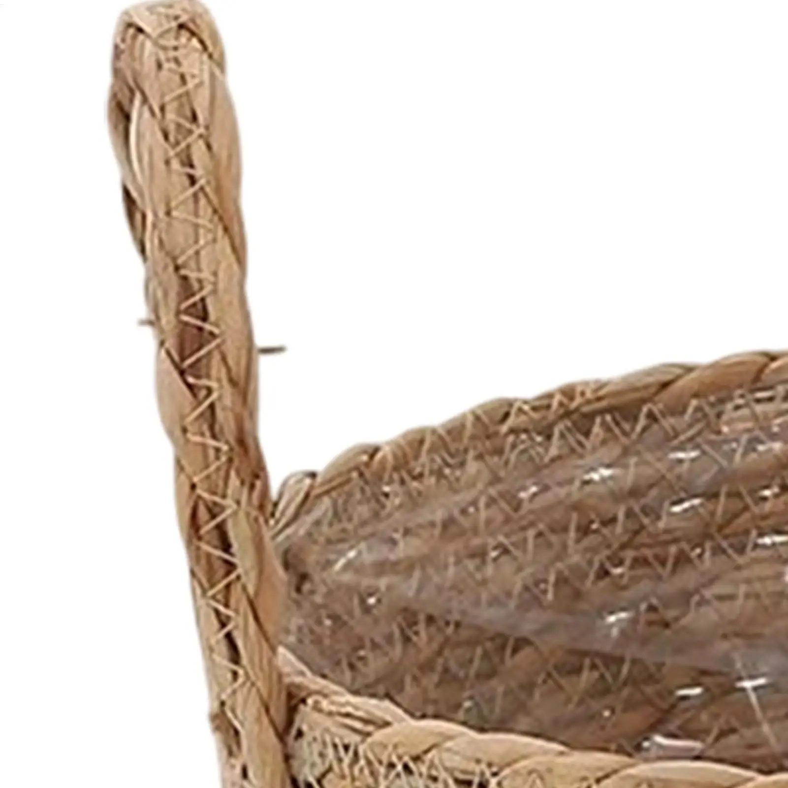 Planter Basket Straw Flowerpot  Wicker Planter Basket Flower Pot Rattan Straw Flower Basket For Home Garden  Yard Decoration - 5