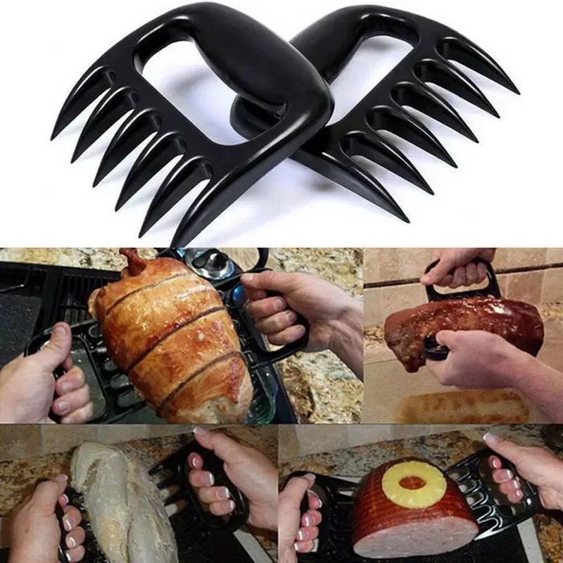 Meat and Pork Slicer Barbecue Accessories Meat Shredder Strong Puller Bear Claw Fruit and Vegetable Cutters Cooking Tools barbecue skewers barbecue tools