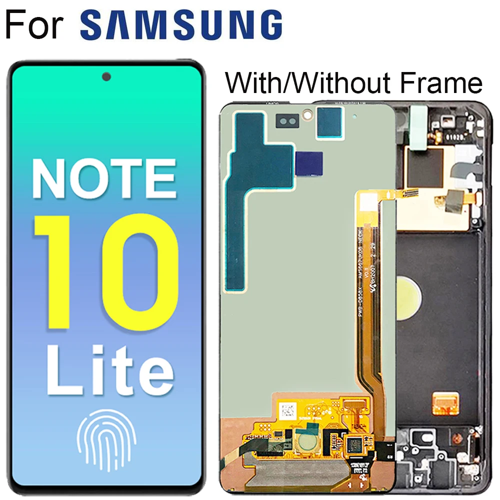 Samsung Note 10 Lite Display Reparatur Kosten Écran Note10lite d'origine pour Samsung Galaxy Note 10 Lite