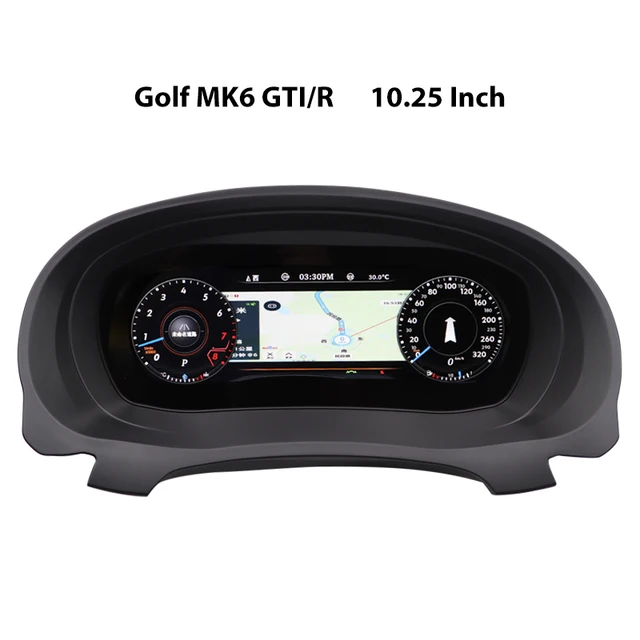 Car Digital Cluster Instrument For Volkswagen Golf MK6 GTI Golf MK6 R