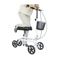 Lightweight Manual Knee Walker Portable  Handicap Scooter for Disabled and Elderly Mobility Outdoor Standing Walking Aids 1