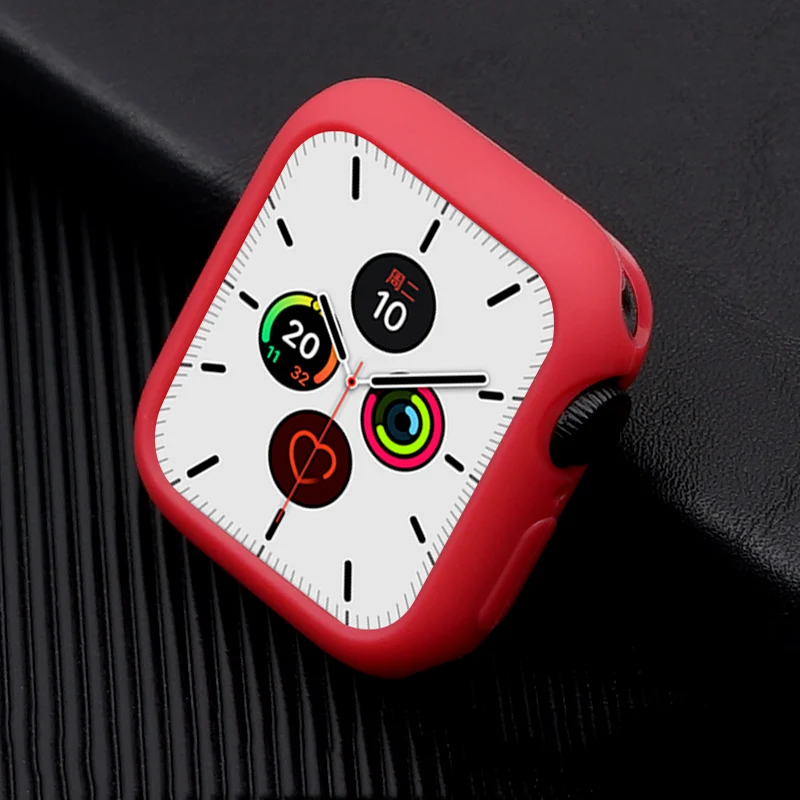 Cover for Apple Watch case 44MM 40MM 38MM 42MM 41MM 45MM Soft TPU Cover screen Protector Apple watch Series 9 8 7 6/5/4/3/2/SE 5 Cover for Apple Watch case 44MM 40MM 38MM 42MM 41MM 45MM Soft TPU Cover screen Protector Apple watch Series 9 8 7 6/5/4/3/2/SE – Bild 5