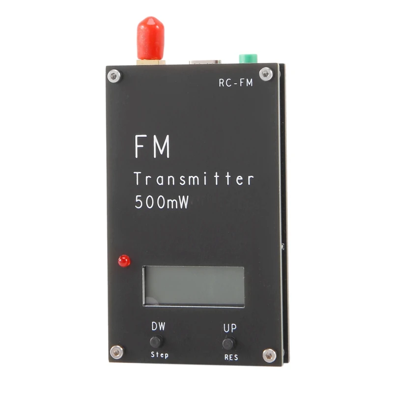 Portable 88 108MHZ 2000M FM Stereo Transmitter LCD Digital With Display