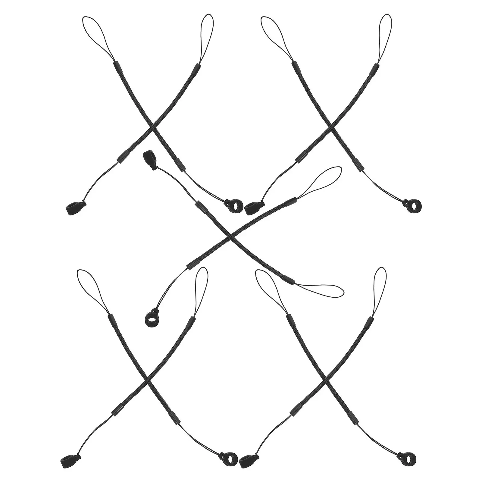 10Pcs 태블릿 스타일러스 펜 홀더 23Cm 탄성 스프링 코일 끈 책상 작업 학교 일상 사용을위한 분실 방지 로프 스트레치 코드