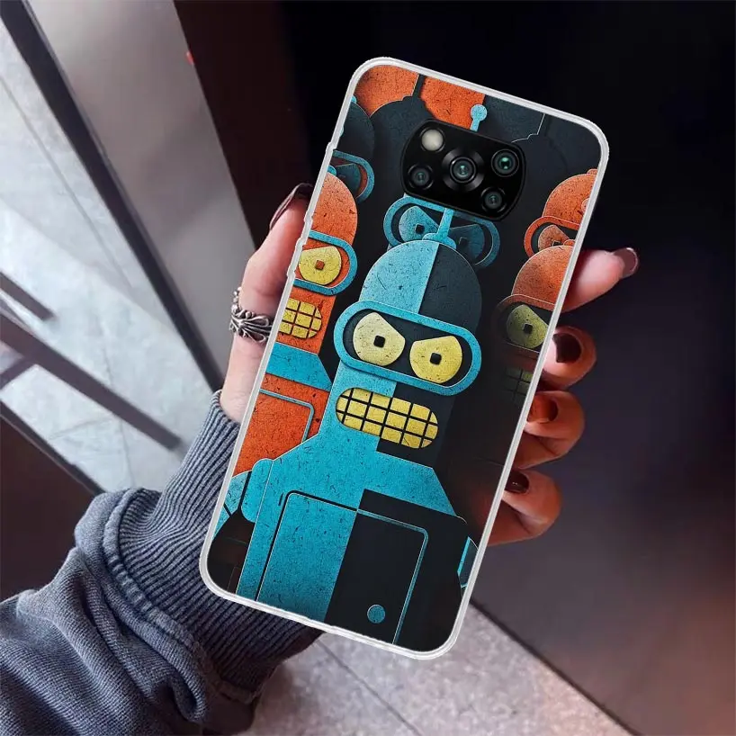 Cartoon Futurama-Themed Phone Case - Colorful & Durable Design