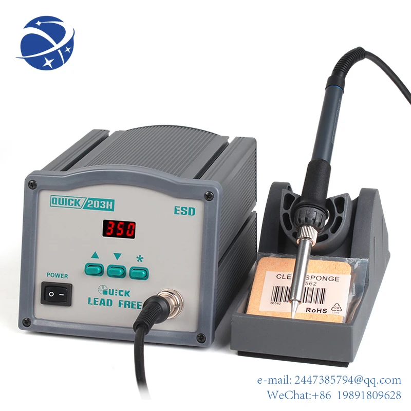

Yun Yi High Frequency Soldering Station Quick Digital Rework 220V BGA ESD Lead Free Welding Tool Kit 203H 205H 209H