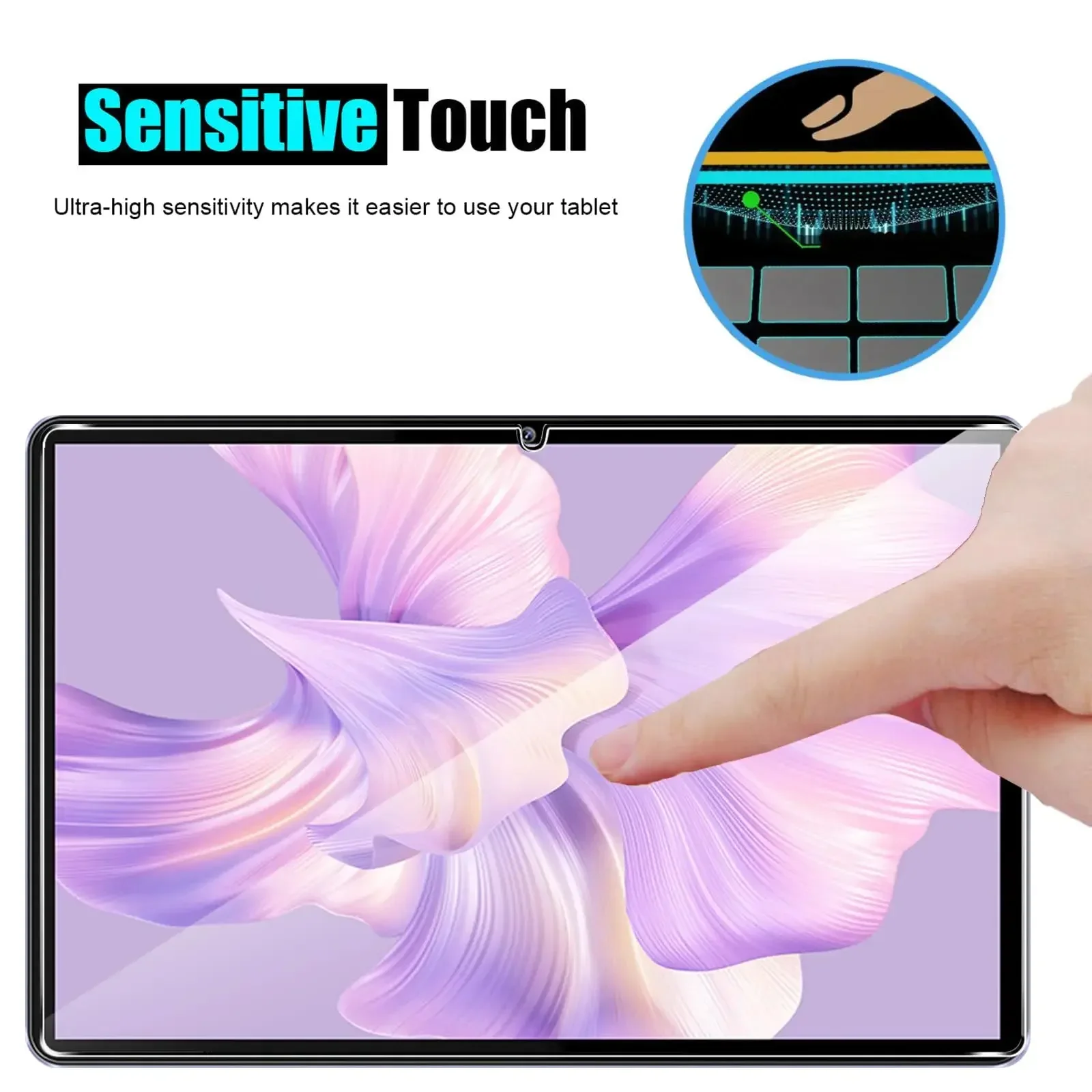 1/2/3PCS Temepred Glass for Oukitel OT6 2024 10.1 inch  Protective Tablet Glass on Oukitel OT6 2024 10.1 inch  Screen Protector 3