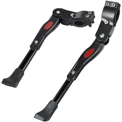 Adjustable Bicycle Kickstand Parking Rack (Black)