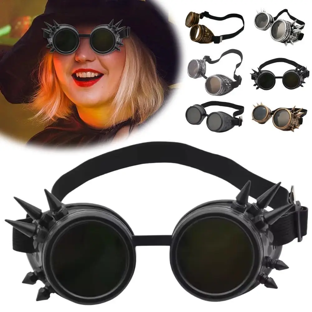 Retro Steampunk Party Goggles - Punk Glasses Cosplay Accessories