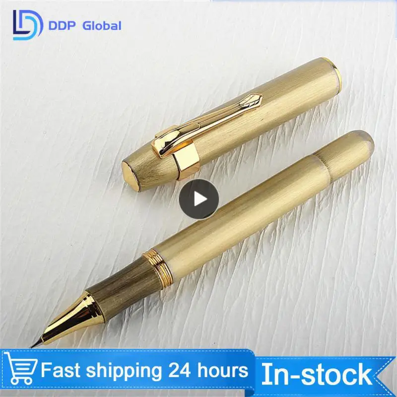 

High Quality heavy Classical Fountain High-grade Business Pen Metal Vintage Signature Fountain Pen School Supplies