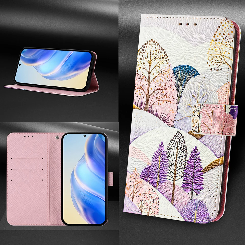 Leather Flip Stand Wallet Phone Case