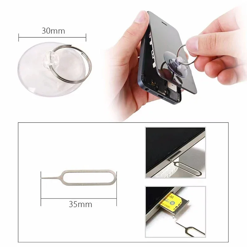 Kit Professionale 26 in 1 per Riparazione Cellulari, Cacciaviti con Leva per Apertura Schermo e Ventosa per iPhone Samsung Xiaomi - Image 5