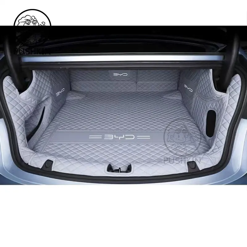 Kofferraum Schutzmatte Für BYD Sealion 7 2024-2025 - Wasserdichte Laderaummatte Schwarz