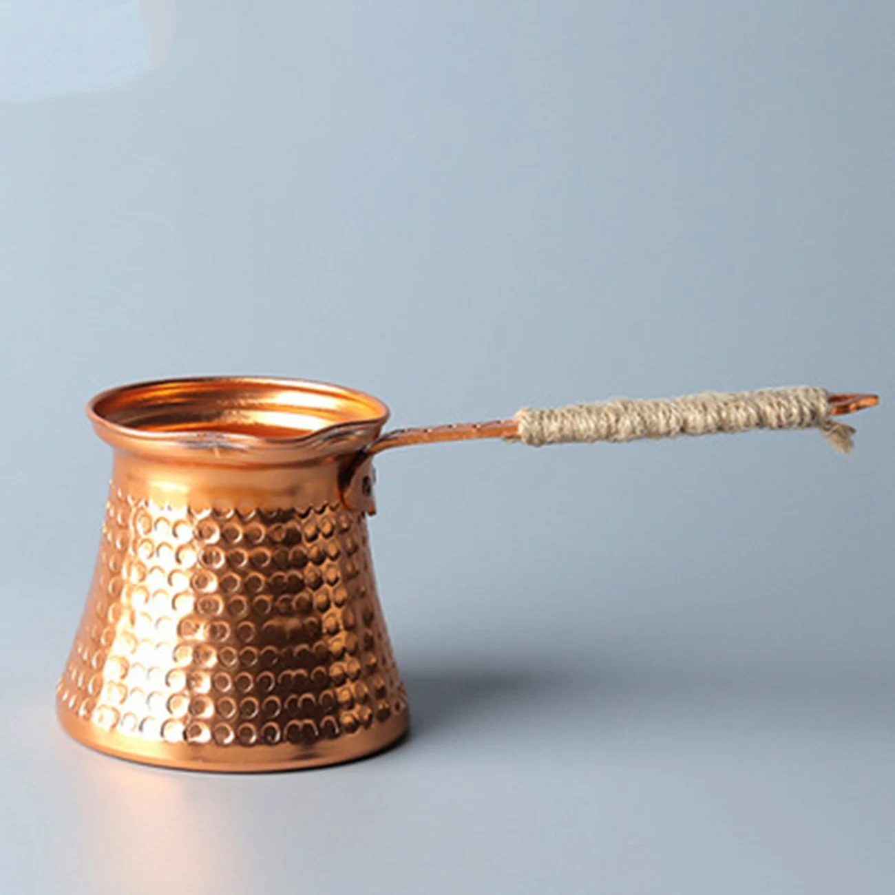 Turkish Coffee Pot Coffee Maker Moka Pot 3 Person 200 ML Copper Handmade Decorative Gift Accessory