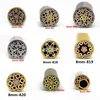 8mm Mosaic Pin Rivets for Knife Handle Screw Decorate 21 Kinds Design Exquisite Style Length 9cm 1