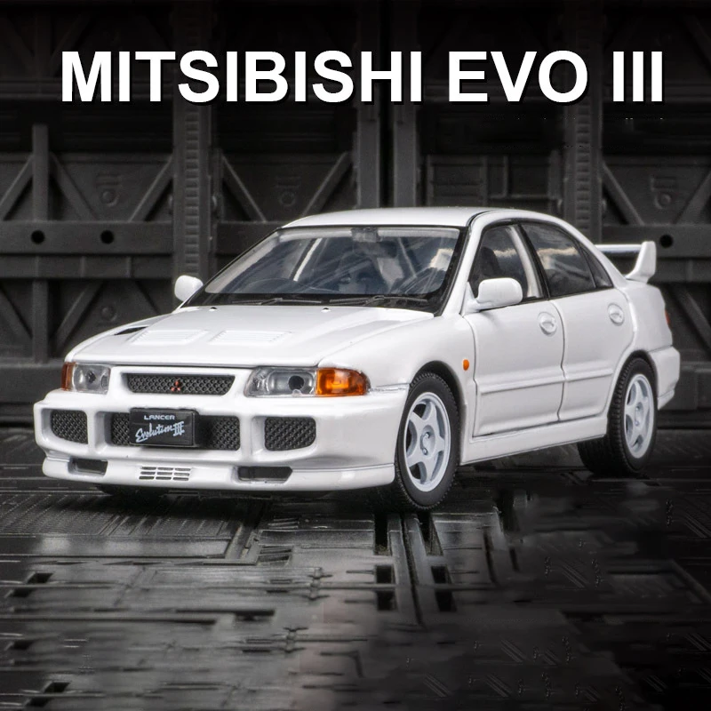 

1:32 Оригинал D Mitsubishis Lancer Evolution EVO модель автомобиля из сплава литая модель автомобиля амортизатор звукосветильник ля игрушка подарок
