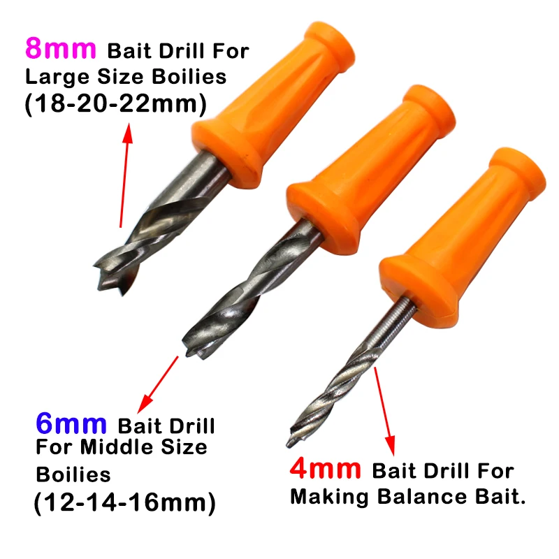 1 Set Carp Fishing Tool Stainless Bait Drill Pop Up Boilies Carp Bait Corer  Needle For Carp Rig Feeder Fishing Equipment Tackle