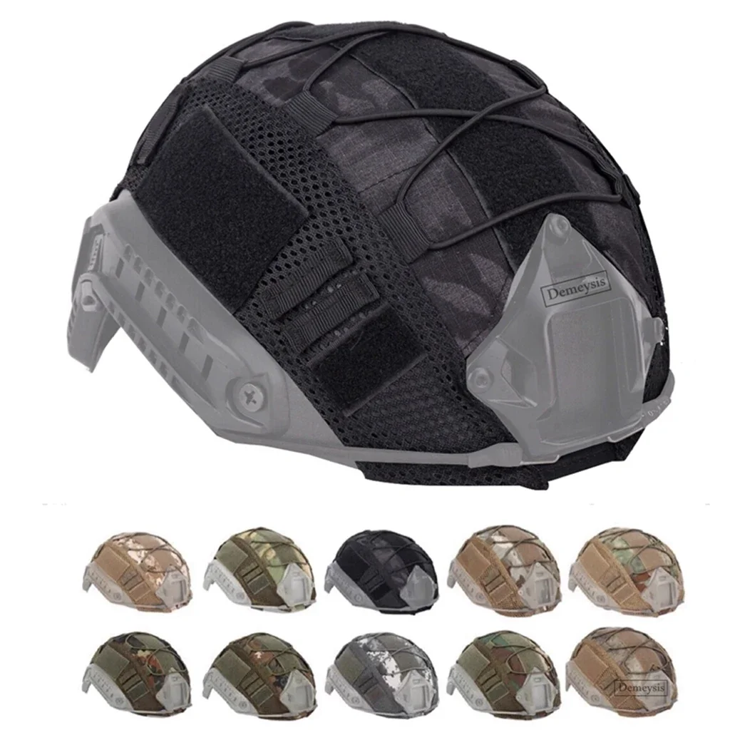 Panno Per Casco Tattico Per Caschi Fast Mh Pj Bj Airsoft Paintball Helmet Cover Accessori Militari-Senza Casco