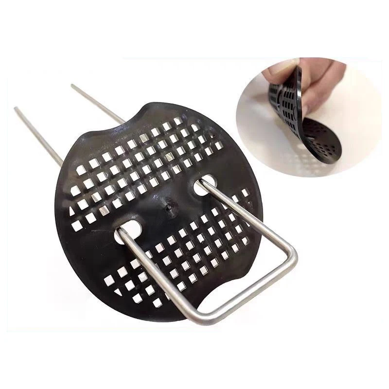 Description Picture 6 of item10/100pcs Garden Fixing Ground Cloth Pads Plastic Gaskets Lawn Film Pegs Buffer Washers Anchoring Landscaping Ground Covering