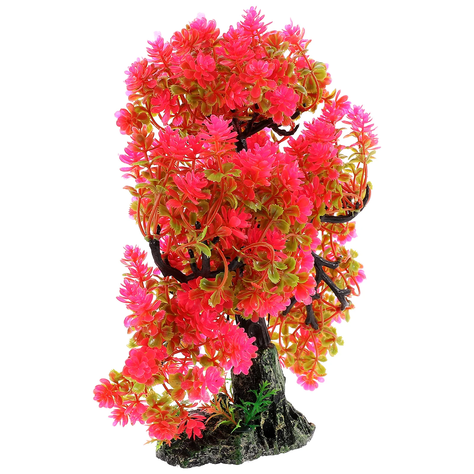 

Aquarium Decorations Fish Tank Landscaping Tree Artificial Plants Simulation Resin