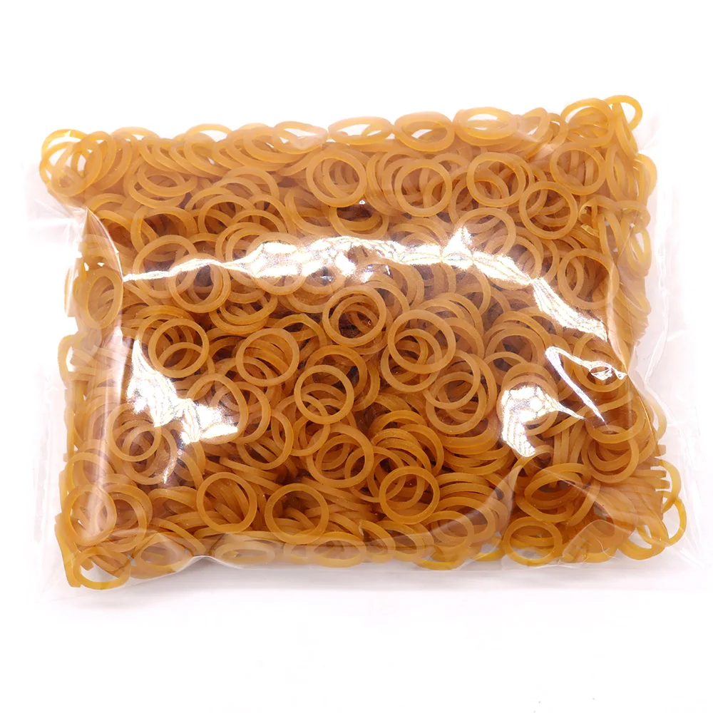 Bandas elásticas de látex para el cabello de mascotas, accesorios para el cabello, 1000 unidades