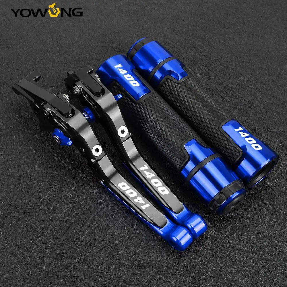 

FOR SUZUKI GSX1400 GSX 1400 2001-2016 2015 2014 Motorcycle Accessories CNC Adjustable Clutch Brake Lever Handlebar grips ends