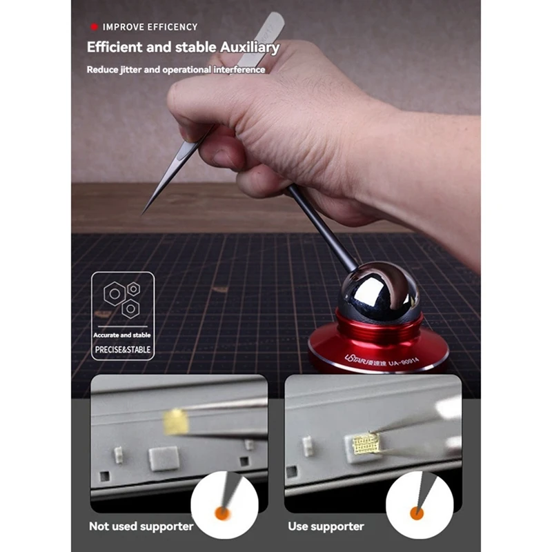 T84C-USTAR 360 Degree Rotating Precision Handheld Stabilizer Carving Sculpting Airbrush Tool For Modeling Hobby Carving DIY Hand