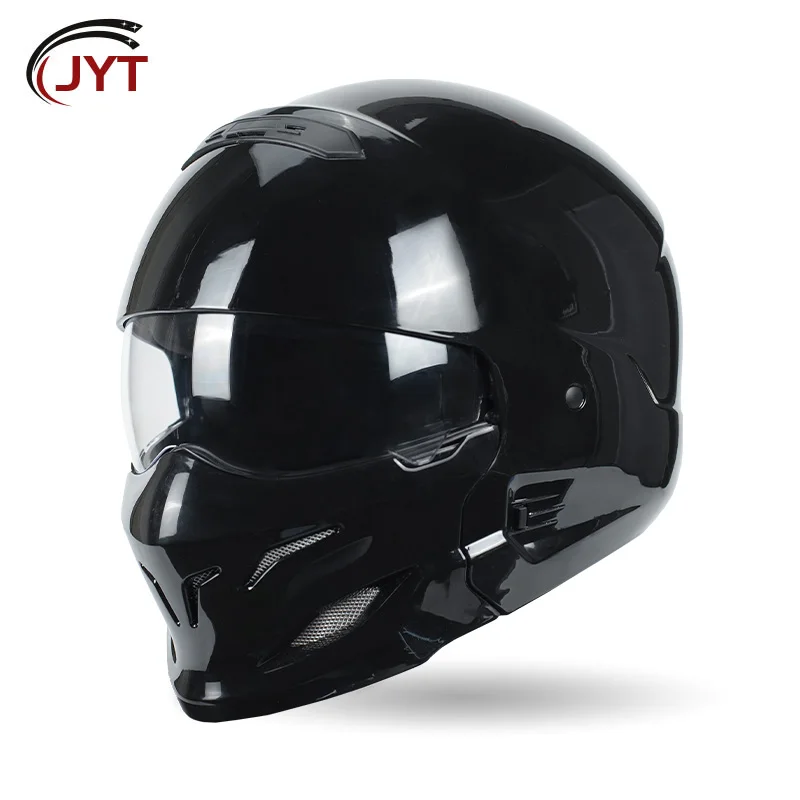 thumbnail image 1 of Casco de motocicleta Scorpion con carcasa ABS, casco integral combinado para novios, hombres, ciclomotor aprobado por DOT para las cuatro estaciones, 1 of 5