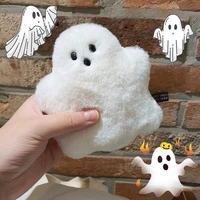 Halloween Plush Kawaii White Cloud Ghost Pillow Halloween Soft Cushion Children Party Gift Doll Home Bedroom Chair Home Decor 5