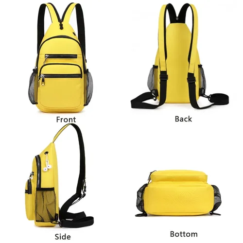 New Women Small Backpack Chest Bag Sling Messenger Bags Female Sports Bag Mini Travel Bagpack Crossbody Bag Girl Back Pack 4