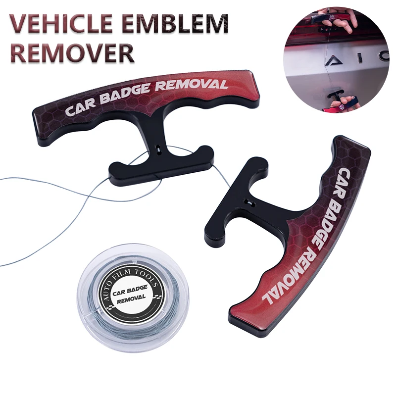Car Emblem Removal Tool Kit Cleaning Vinyl Graphic Removal Tool Auto Badge Decal Sticker Remover for Vehicle Logo & Trim Removal