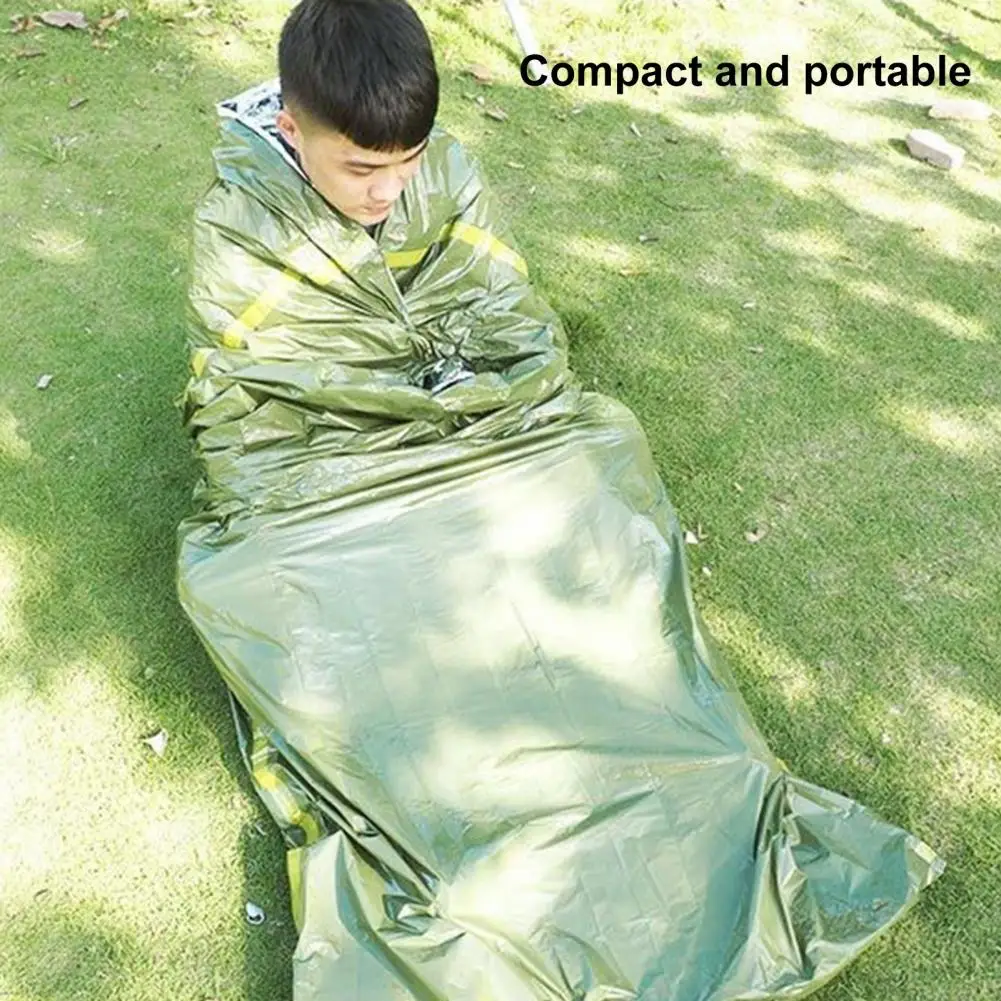 

Emergency Tent Portable Thermal Blanket Emergency First Aid Tent for Camping Outdoor Activities Durable Disposable amp