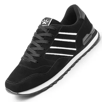 2025 New High Quality Men's Sneakers Leather Casual Shoes Autumn Breathable Men Shoes Male Flat Shoe Men's Casual Shoes 1