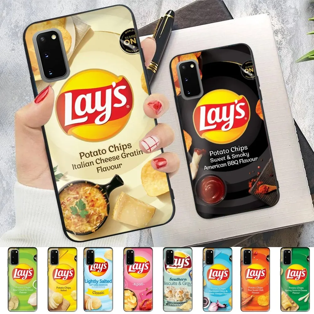 Snack Food Potato L-Lay'S Phone Case Per Samsung S 9 10 20 21 22 23 30 23Plus Lite Ultra Fe S10Lite Fundas