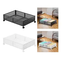 Under The Bed Storage Container with Wheels Tool Free Assembly Under Bed Shoe Storage Organizer Bin Drawer for Drawer Dorm 1
