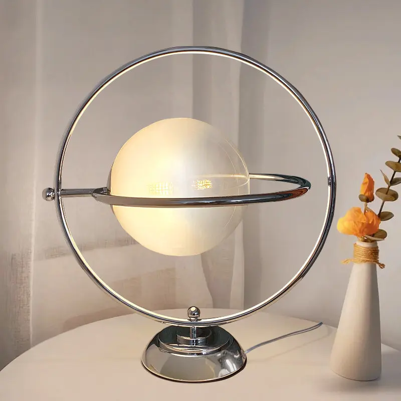 

Nordic Modern style living room lamp simple hotel desk bedside lamp creative rotating planet table lamp