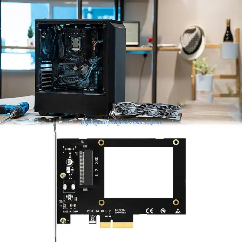 상업용 충격 흡수 구조를 갖춘 YOU.2 프로펠용 U2JE 에너지 효율적인 PCIe 버전 확장 카드
