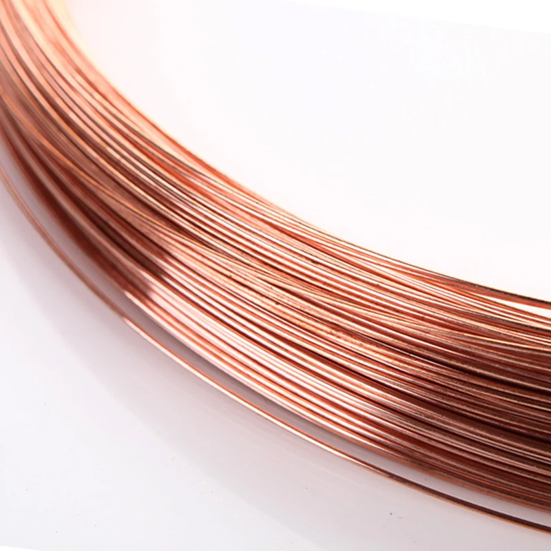 100% Pure Copper Wire T2 Copper Coil Conductive Copper Wire, Superfine Copper  Wire, 0.1 0.2 0.3 0.4 0.5 1.0 1.5 2.0~5mm 1/5M - AliExpress