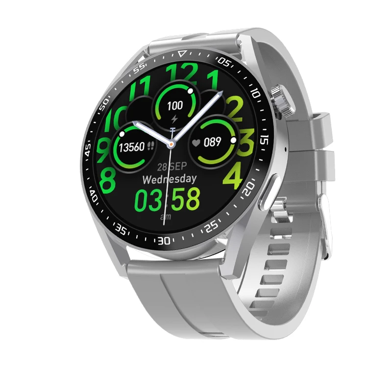 2022 SmartWatch HW28 NFC Smart Band Men AI Voice Assistant Bluetooth Call Tracker Music Player Monitor pk Huawei GTR 3 GTS 2 New 