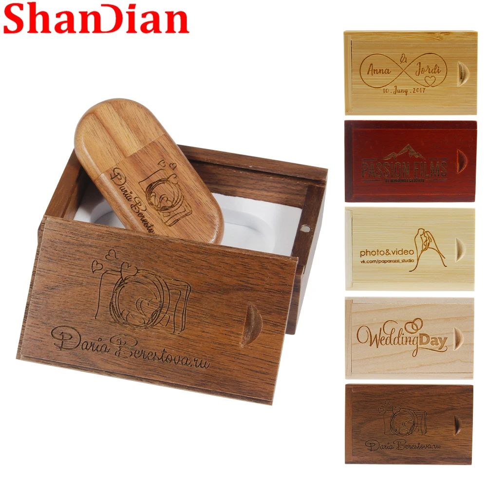 

SHANDIAN деревянный флеш-накопитель, 2,0 ГБ, 64 ГБ, 16 ГБ, 32 ГБ