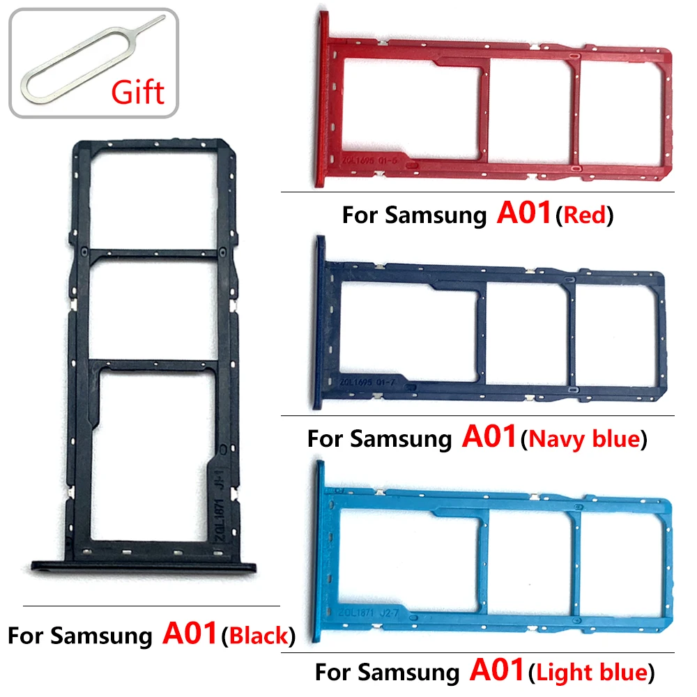 NEW For Samsung A01 Core A02 A11 SIM Card Slot SD Card Tray Chip