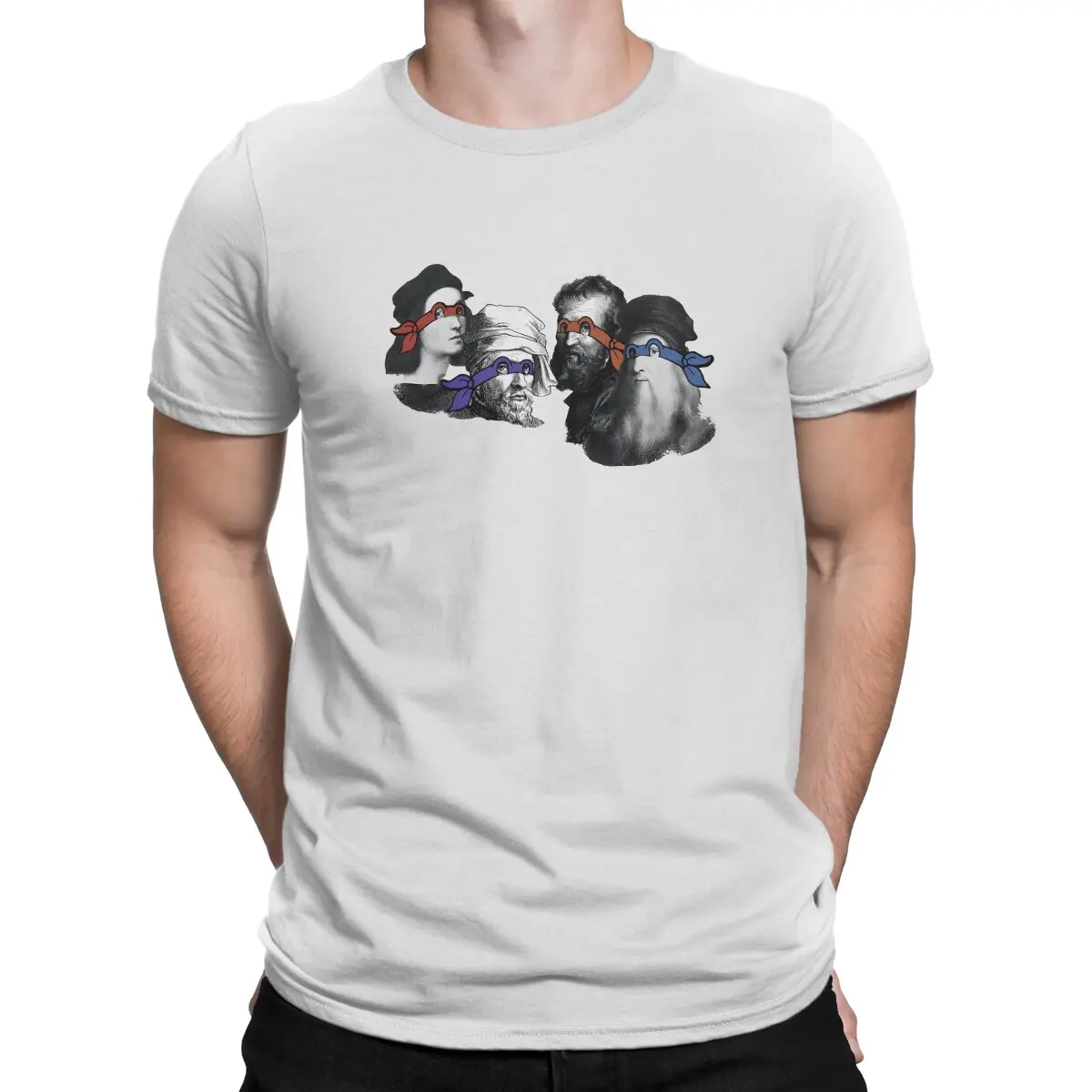 

They're Men Not Turtles Science Turtles Men T Shirt Fibre Grunge O-Neck Polyester TShirt Harajuku