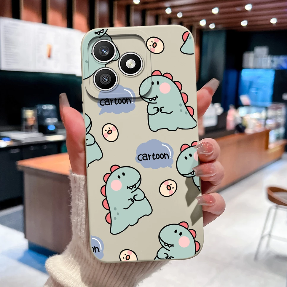 Line Love Print Shockproof Silicone Phone Case Cover