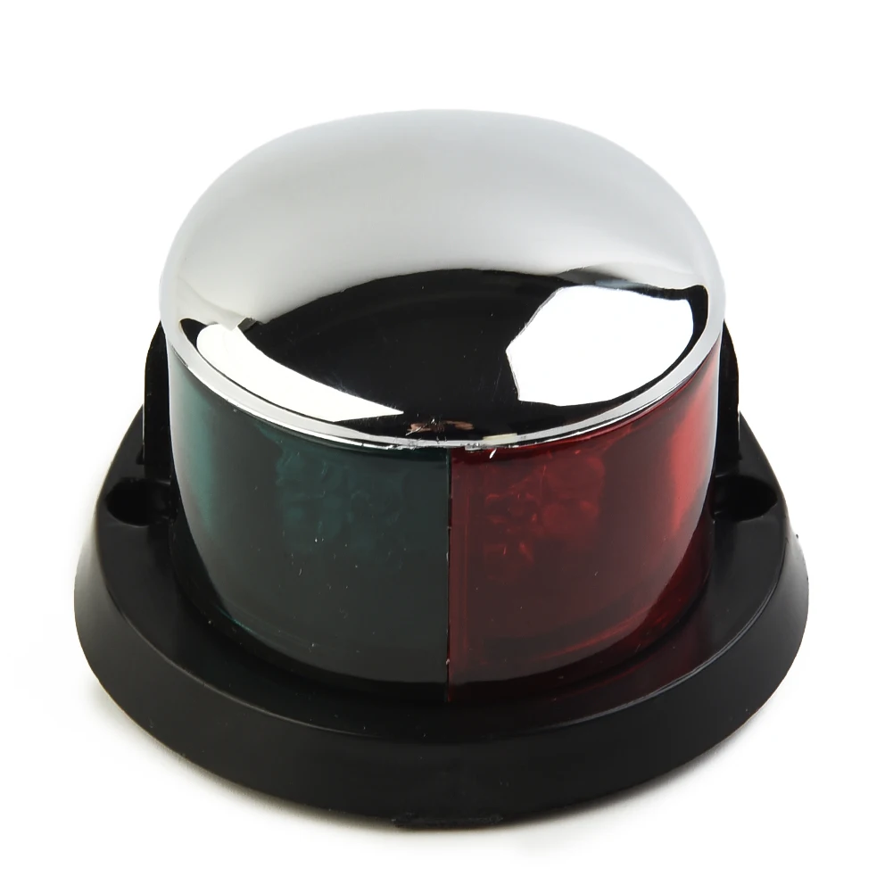 Bogen LED Navigation Segel licht LED Navigation Segel licht Marine Boot Kunststoff rot grün mit Chrom Gehäuse – Detail 9