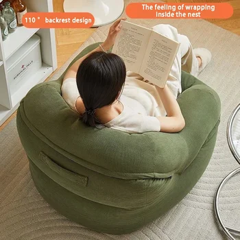 المحمولة أريكة استرخاء غرفة المعيشة رخيصة واحدة الأرائك الكبار حصير كرسي صالة الاسترخاء 1 شخص أريكة أثاث منزلي صغير حديث - Image 5