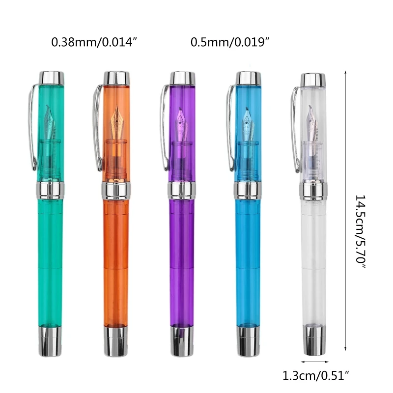 0,38mm/0,5mm Transparent Sauber Brunnen Stift Art Creation Malerei Schrift Design Sammelalbum DIY Student Schule Schreibwaren – Detail 1