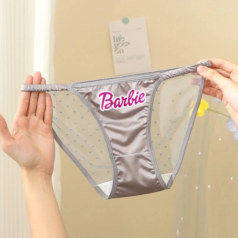 New Kawaii Barbie Girls Underwear Ladies Sexy Lace Seamless Mid